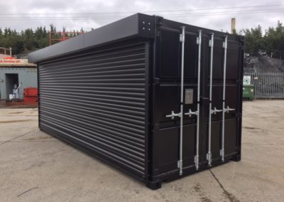 Container with Roller Shutters